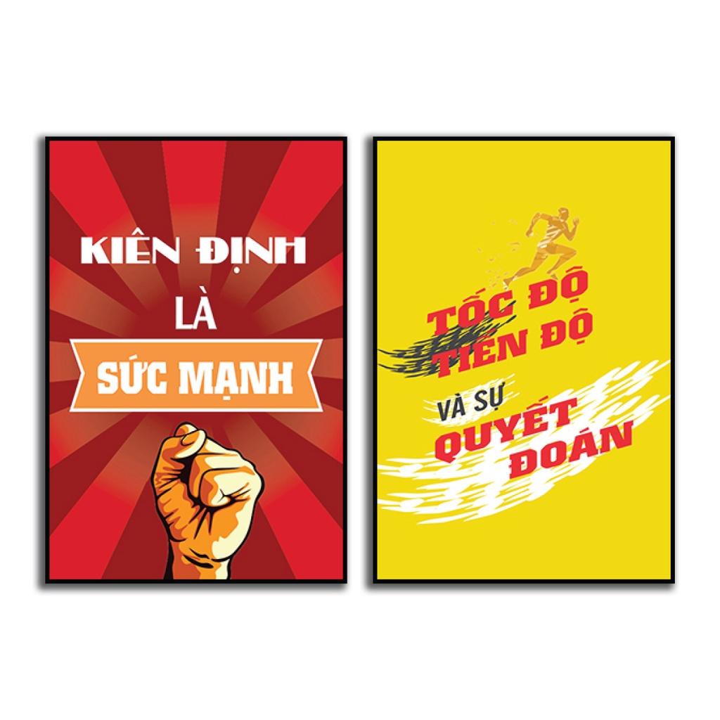 Giá sốc - Tranh động lực, tranh treo văn phòng làm việc, tranh slogan