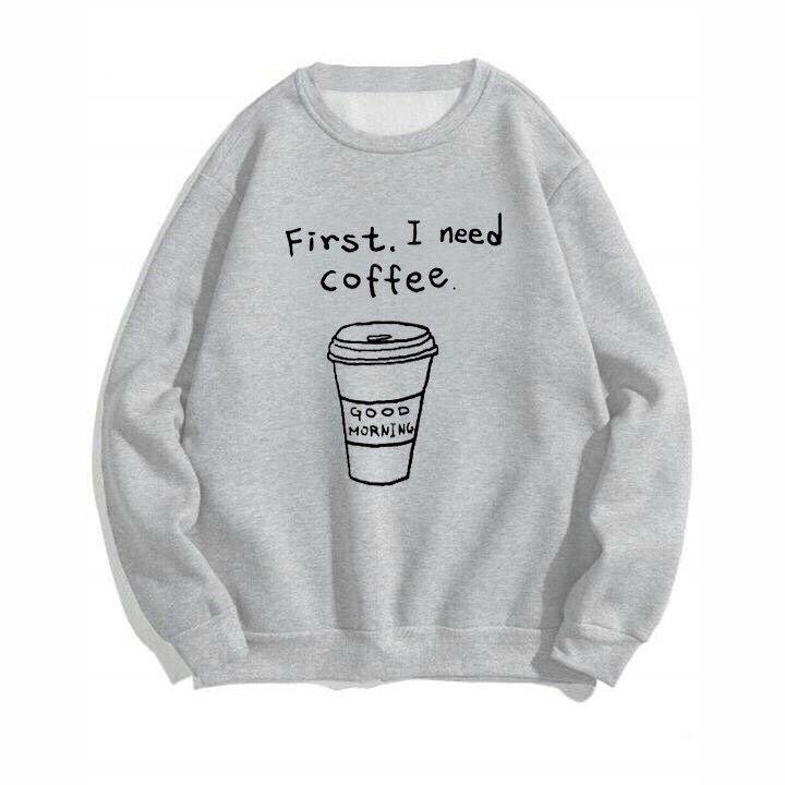 Áo Sweater Nỉ Ngoại Coffee SW02