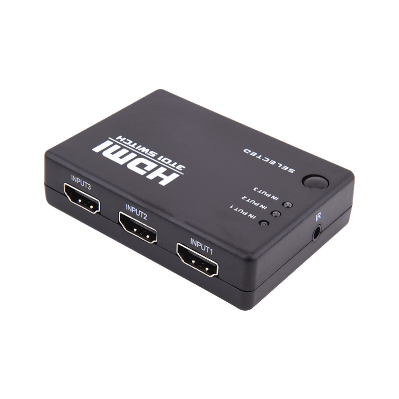 Hub chuyển 3 HDMI sang 1 HDMI HN có Remote  tương thích với các thiết bị có hỗ trợ cổng kết nối HDMI như: HD-DVD, PS3, XBOX, Sky-TVB, Androi box, TV box, Tivi LCD, máy chiếu.