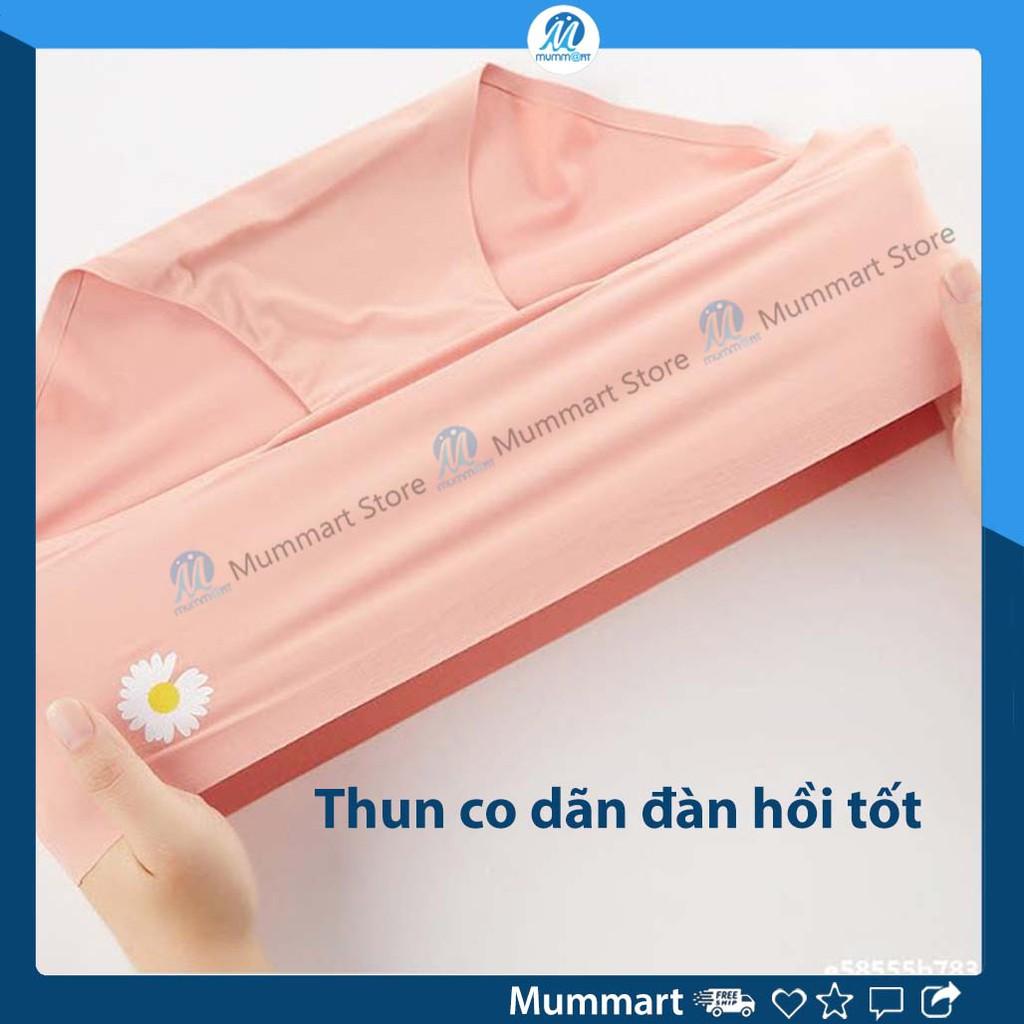 Quần lót nữ đúc su kháng khuẩn không lộ ngấn hoa cúc. Chip nữ không viền hoa cúc, vải mát, mặc đầm body ôm sát