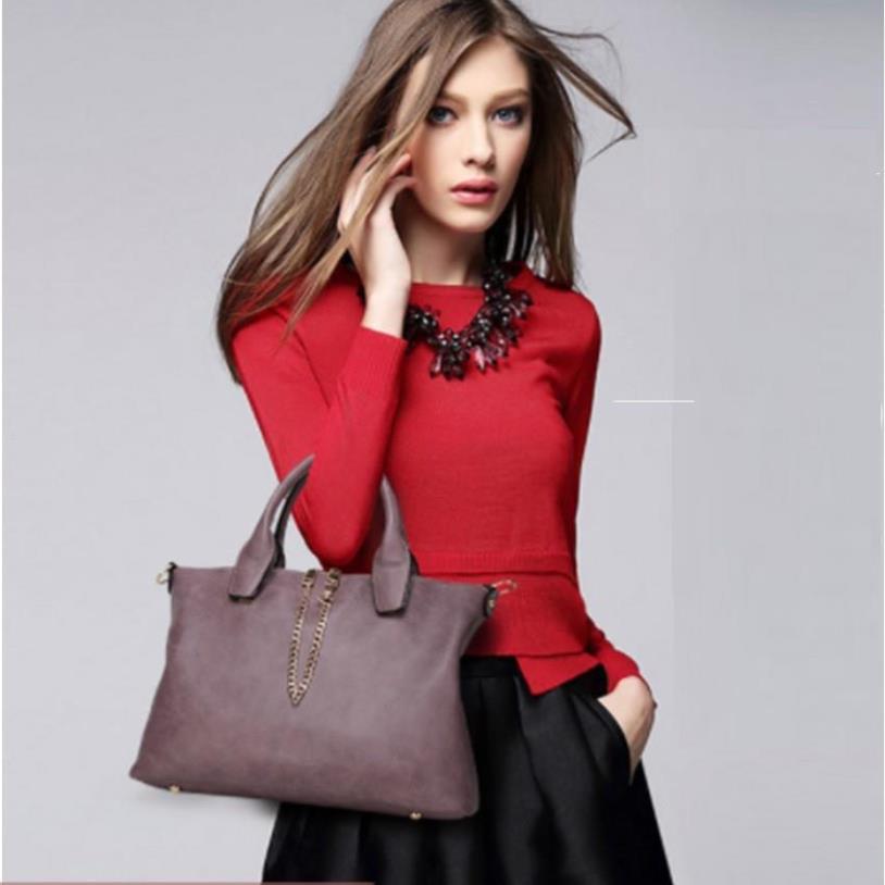 Bộ 3 túi xách nữ thời trang phong cách Đồ Da Thành Long TLG 208012