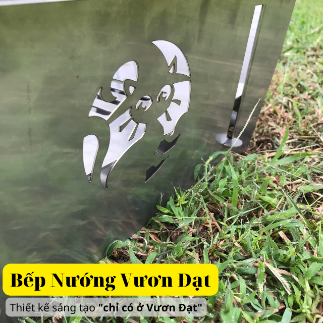 Bếp Nướng Than Hoa Inox 304 | Chuyên dùng để bàn quán ăn