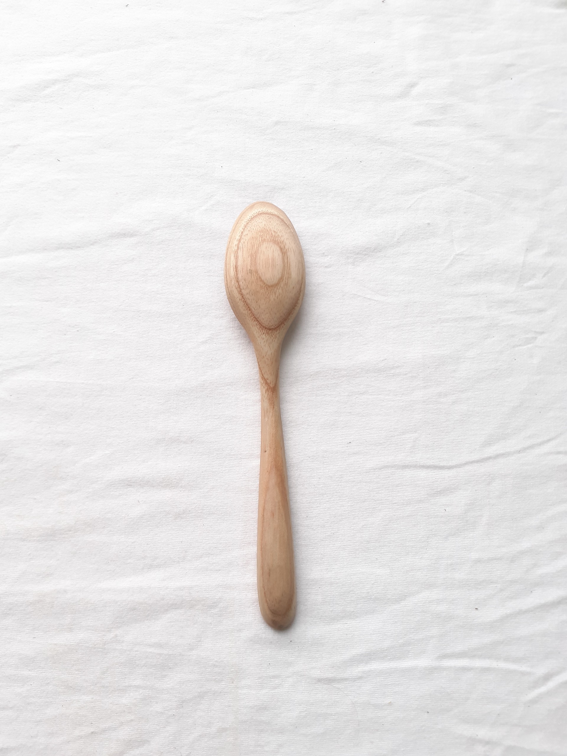 Bộ 6 thìa uống sinh tố, cafe GỖ TẦN BÌ cỡ vừa 14.5 cm x 2 cm