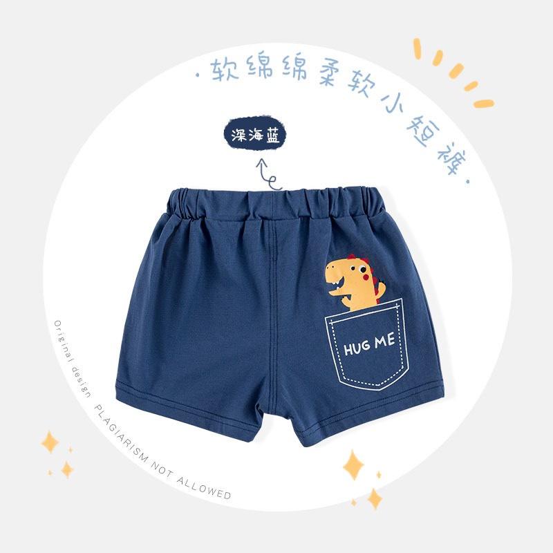 Quần Short Bé Trai Quần Đùi Trẻ Em Thú Hoạt Hình Vải Cotton Cao Cấp Co Giãn 4 Chiều Cho Bé 8-25kg - SUMO KIDS