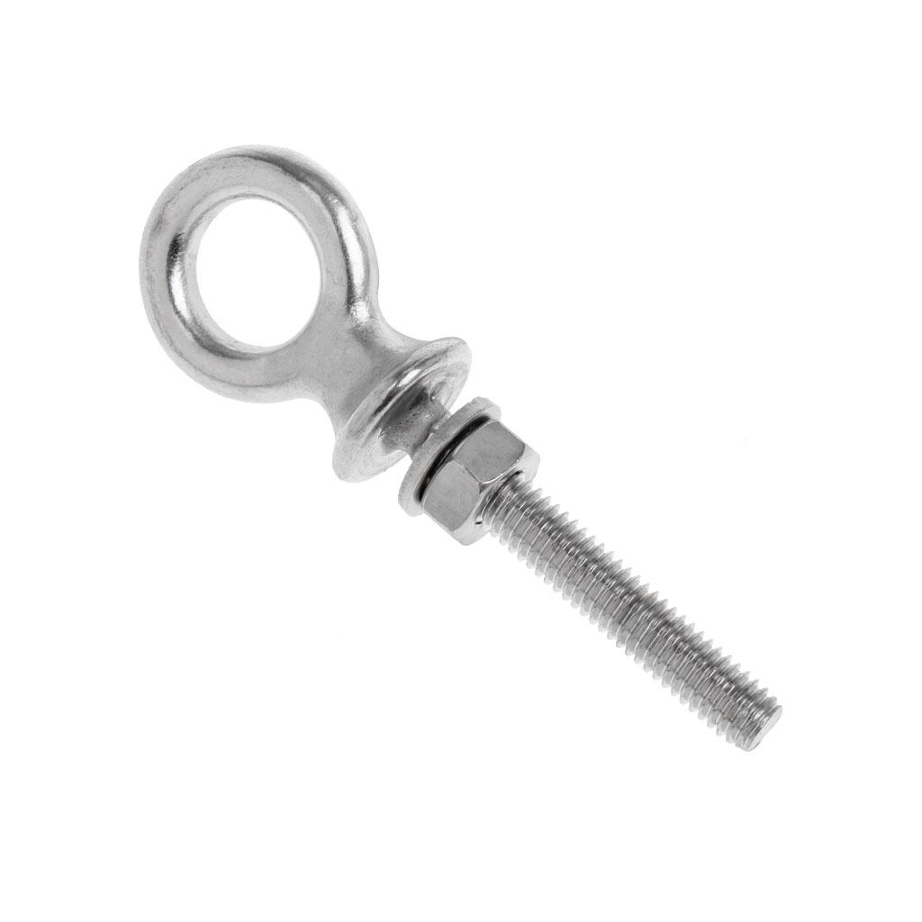 316 Stainless Steel Long Lifting Eye Bolt with Nut and Washer