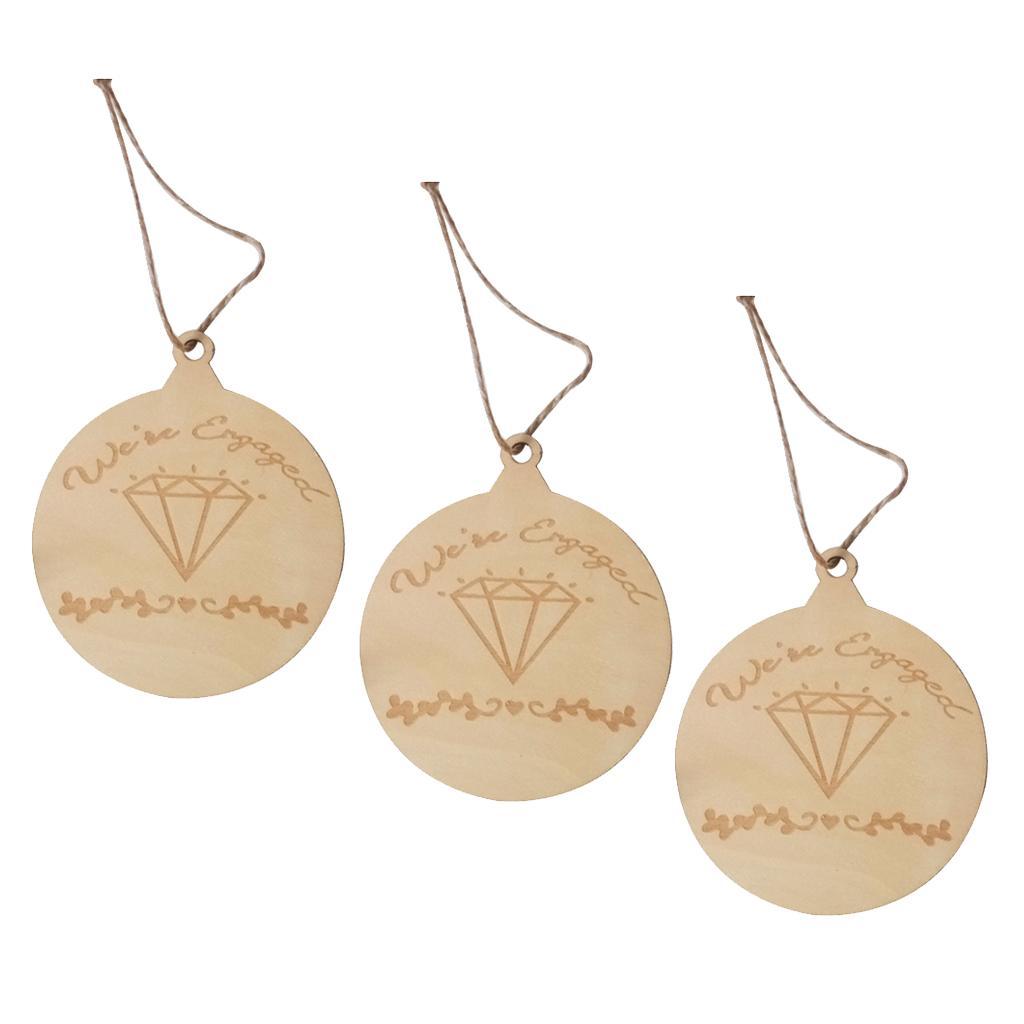 3Set Round Wooden Discs Natural Wood Slices For DIY Wood Crafts Centerpieces