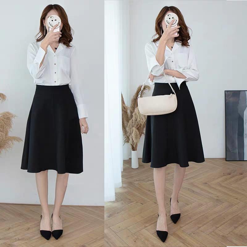 <> Chân váy xòe phong cách vintage - CHẤT ĐẸP