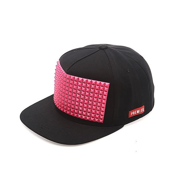 PREMI3R Nón Snapback  Nón Hiphop STUD /PINK màu hồng Mũ lưỡi trai phong cách hàn quốc nón thương hiệu chính hãng