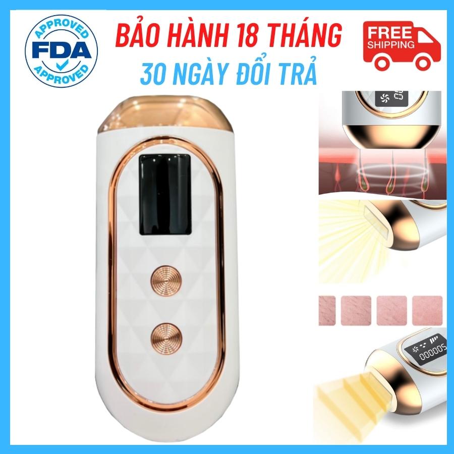 Máy triệt lông tại nhà [THIẾT KẾ THÔNG MINH, KHÔNG ĐAU] công nghệ IPL, bóng đèn thạch Anh 100%, công nghệ Mỹ LUX HAIR