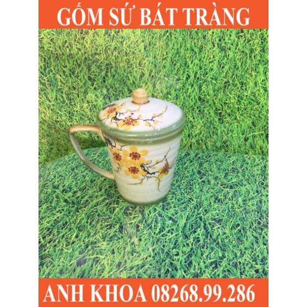 Cốc dáng cao 450ml - Gốm sứ Bát Tràng Anh Khoa