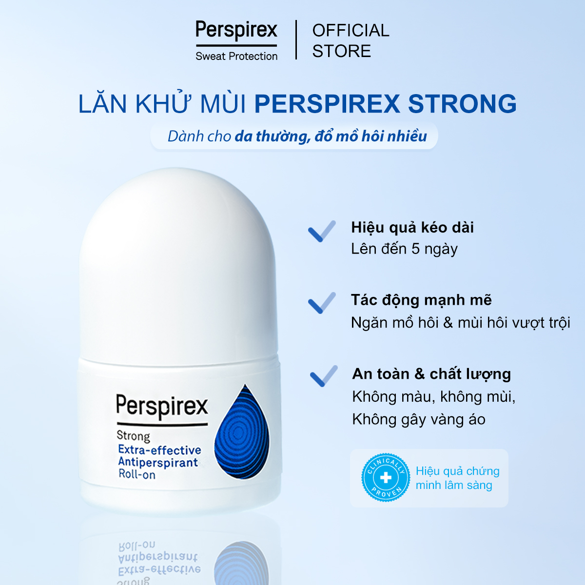 Lăn khử mùi PERSPIREX STRONG