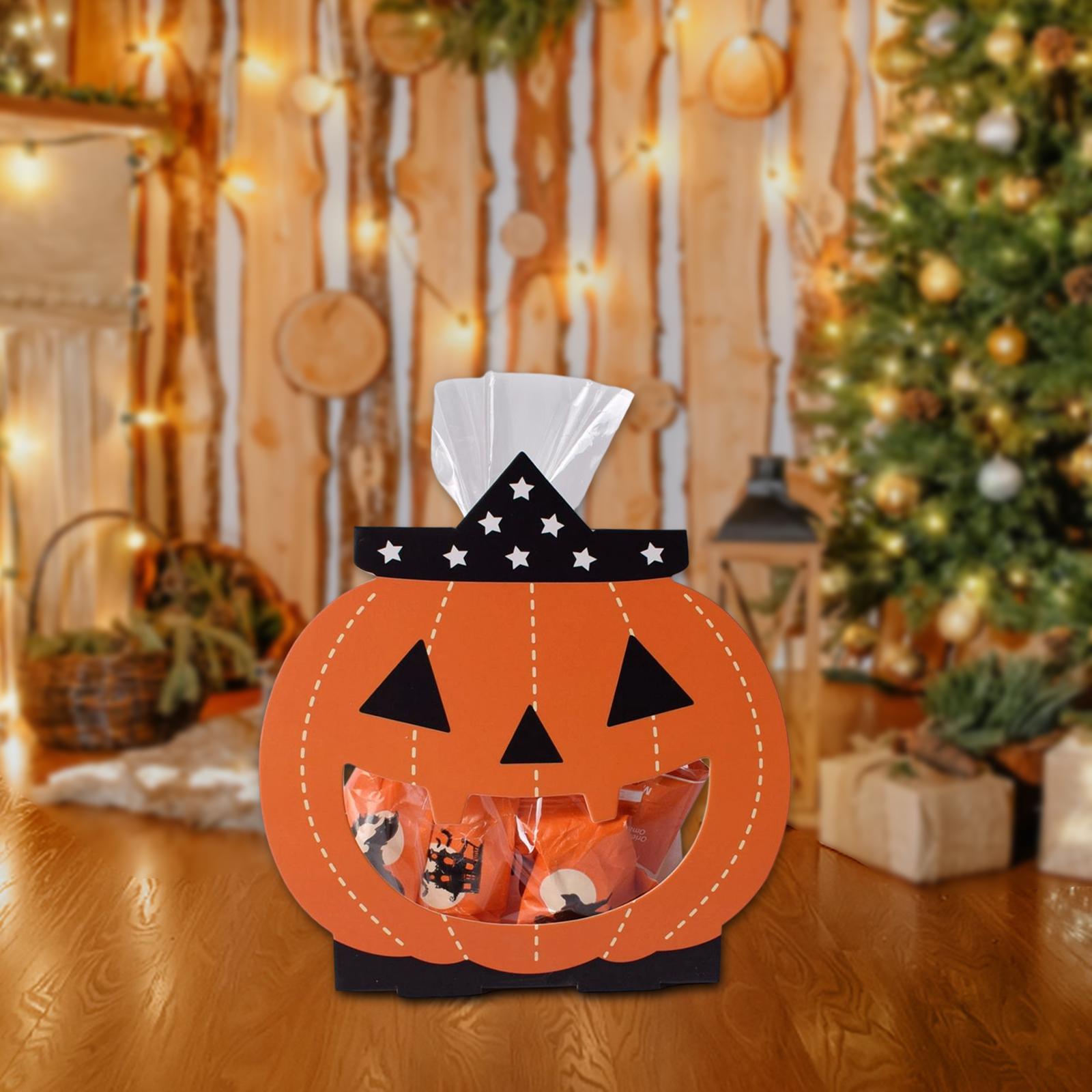 8x Halloween Candy Boxes Gift Boxes cake Bakery Party Favors Muffin