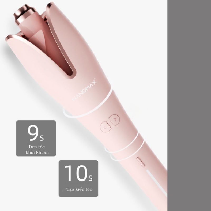 Máy Uốn Tóc Tự Động Xoay 360 Độ, Thiết Kế Xoay 3 In 1 Dễ Dàng Tạo Kiểu
