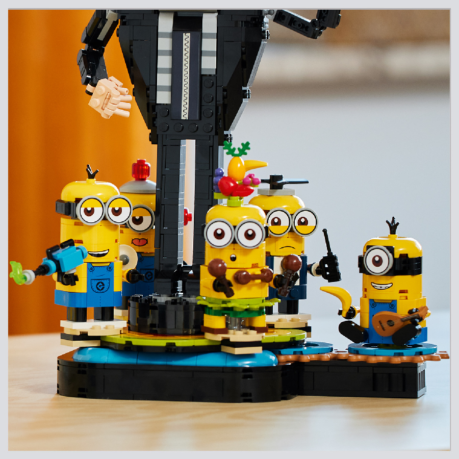 Đồ Chơi Lắp Ráp Bữa Tiệc Bất Ngờ Của Gru Và Minions LEGO MINIONS 75582 (839 chi tiết)