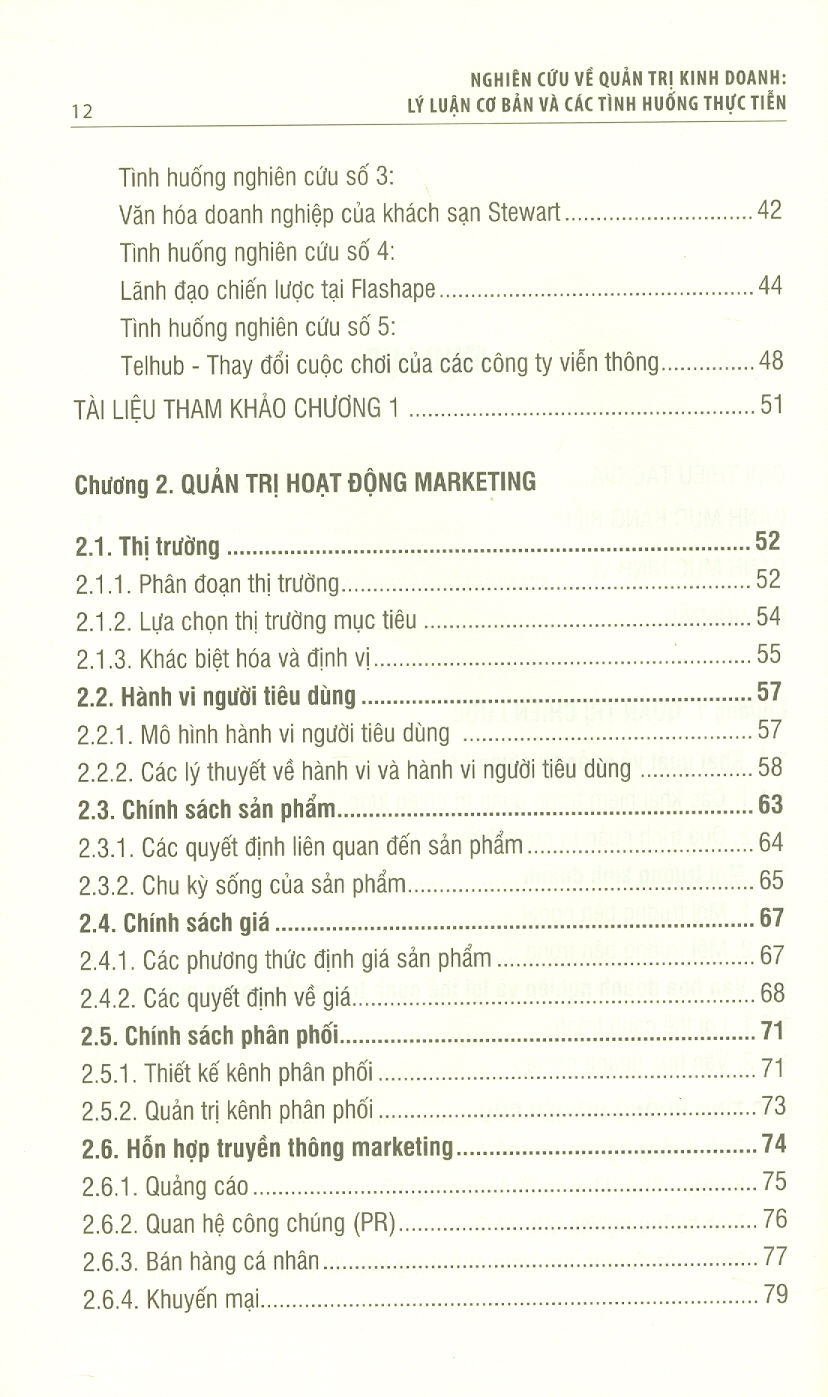 Nghiên Cứu Về Quản Trị Kinh Doanh - Lý Luận Cơ Bản Và Các Tình Huống Thực Tiễn (Sách chuyên khảo)