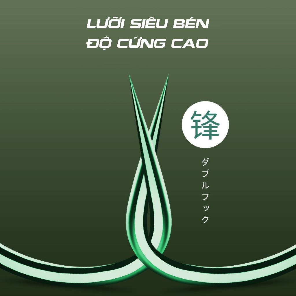 Bảng 20 Cặp Thẻo Câu Đài Nanh Sói Buộc Sẵn Lưỡi Câu Cá Thép Carbon Thẻo Câu Đài Cao Cấp