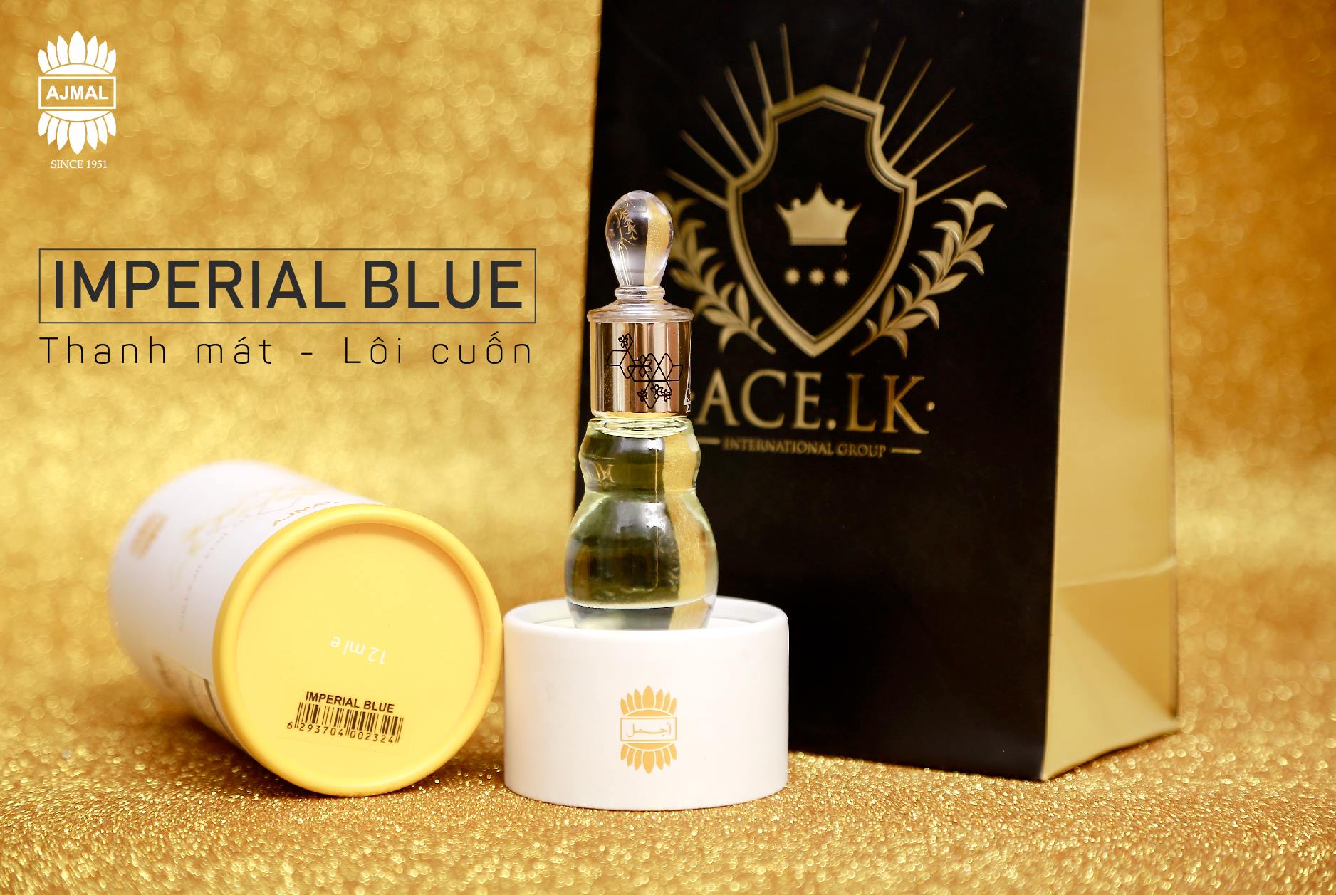 Tinh dầu nước hoa Ajmal Dubai Imperial Blue - ANGEL CONCENTRATED PARFUME 12ML