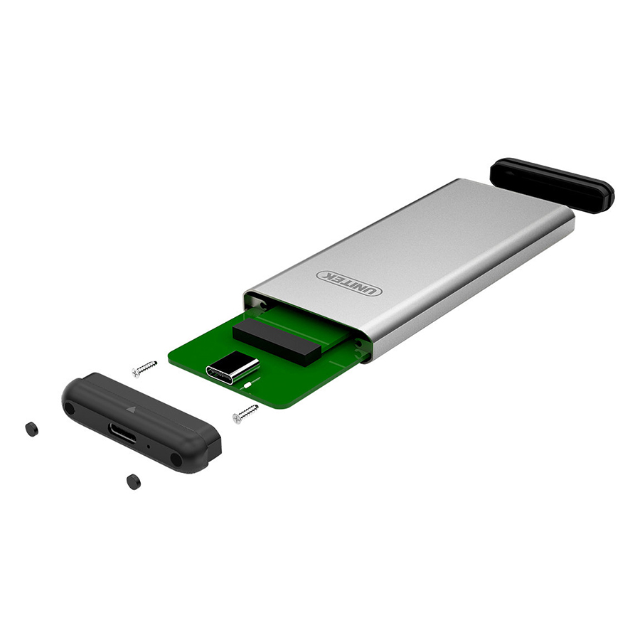 Box Chuyển SSD M2 Sata Sang Ổ Cứng Di Động Unitek Y-3365 Chuẩn 3.0 Hỗ Trợ Đến 5Gbps - Hàng Nhập Khẩu