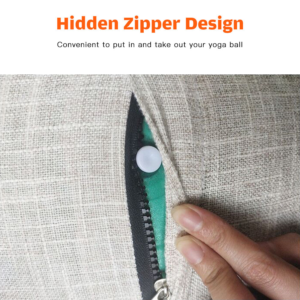 Vỏ Bọc Bóng Tập Yoga Bằng Vải Lanh và cotton Tiện Dụng