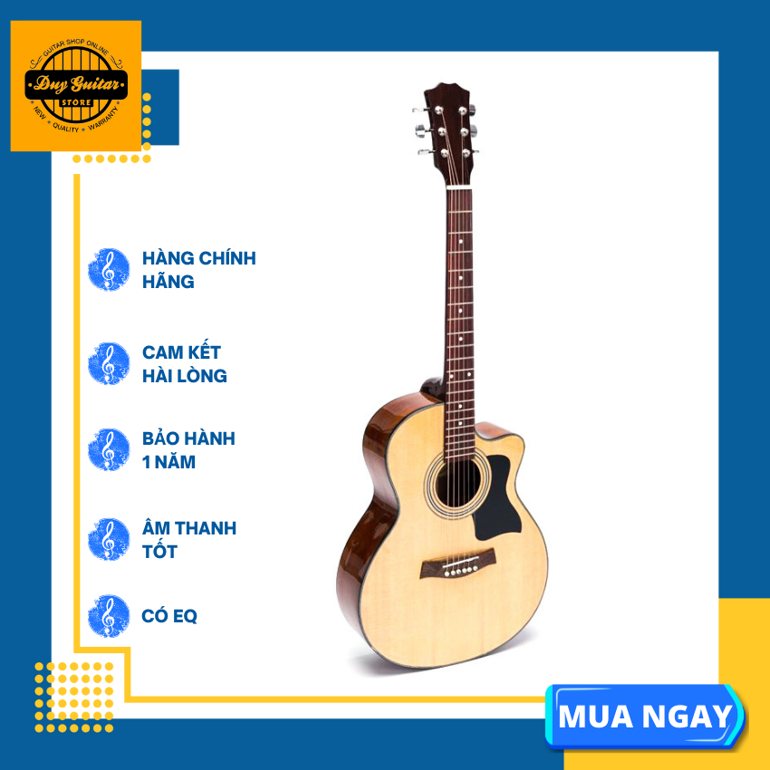 Đàn Guitar Acoustic Natural DJ120 NAT