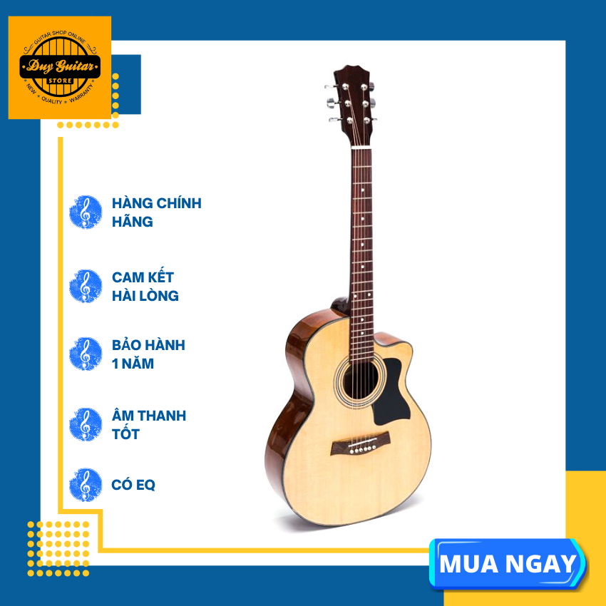 Đàn Guitar Acoustic Natural DJ120 NAT