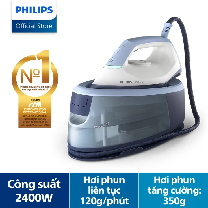 Bàn ủi hơi nước hệ thống Philips PSG3000/20 - Hàng Chính Hãng
