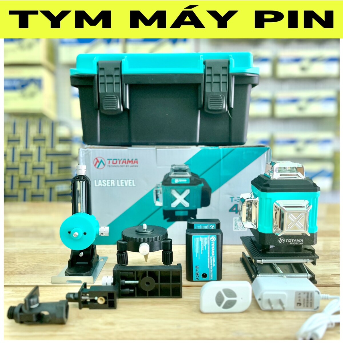 Máy cân bằng laser 16 tia xanh Toyama T-320 4D