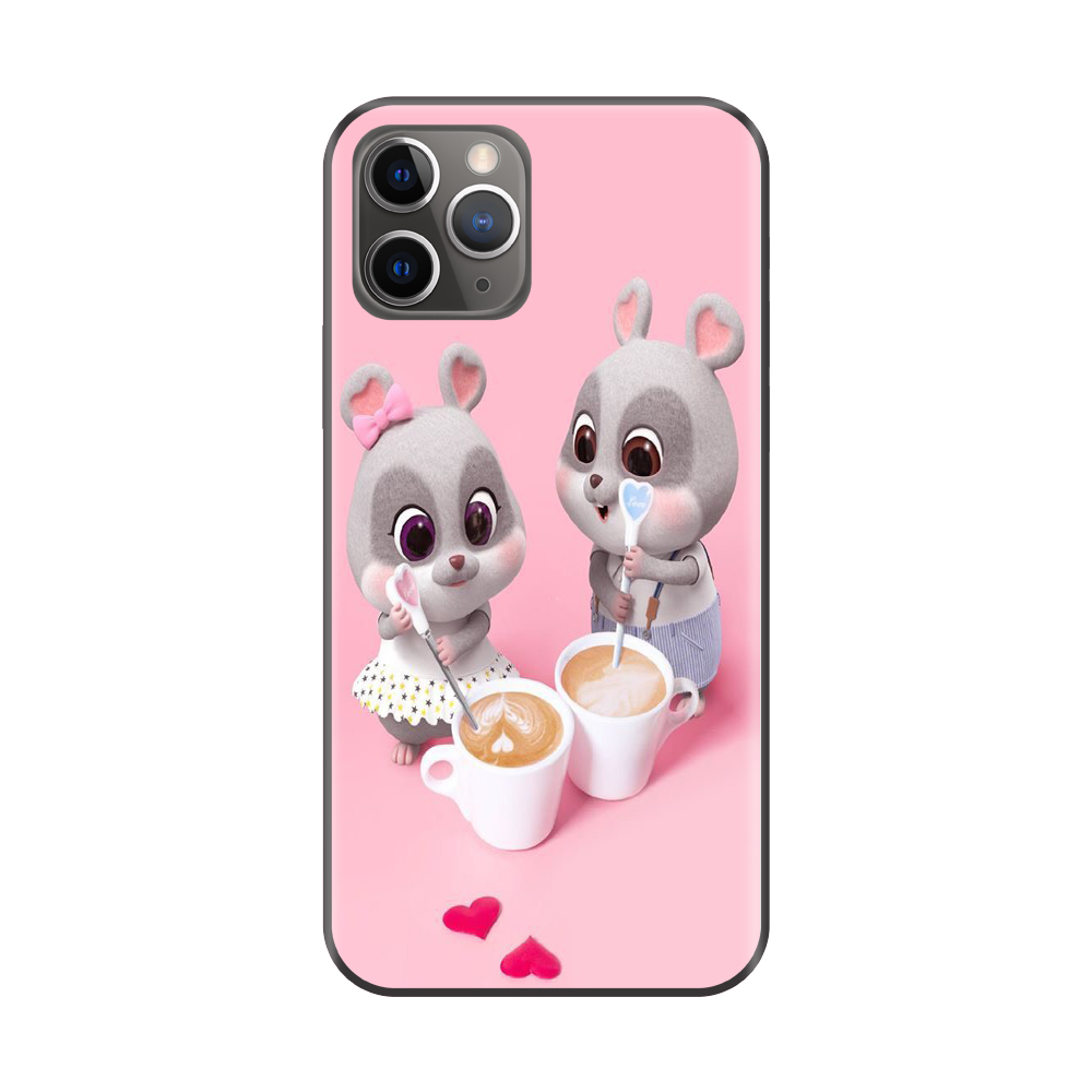 Ốp lưng TPU viền dẻo cho điện thoại IPHONE 11 PRO Hình Chuột Tết 2020 Mẫu 12