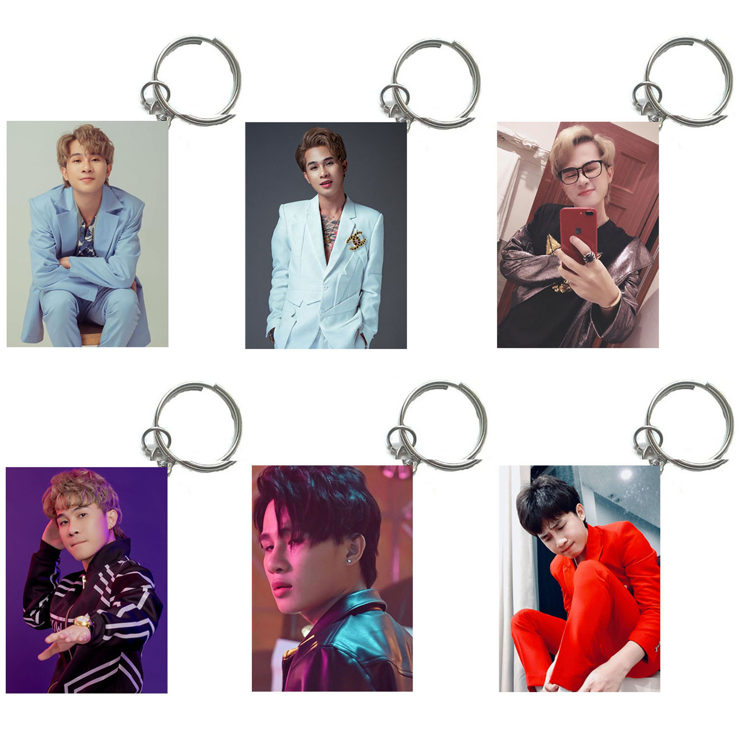 JACK PHƯƠNG TUẤN J97 COMBO 3 MÓC KHOÁ STRAP NAMETAG