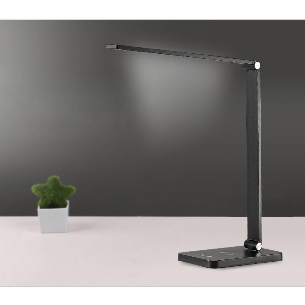 Đèn Bàn LED Artistic Creation Grey tích hợp sạc không dây