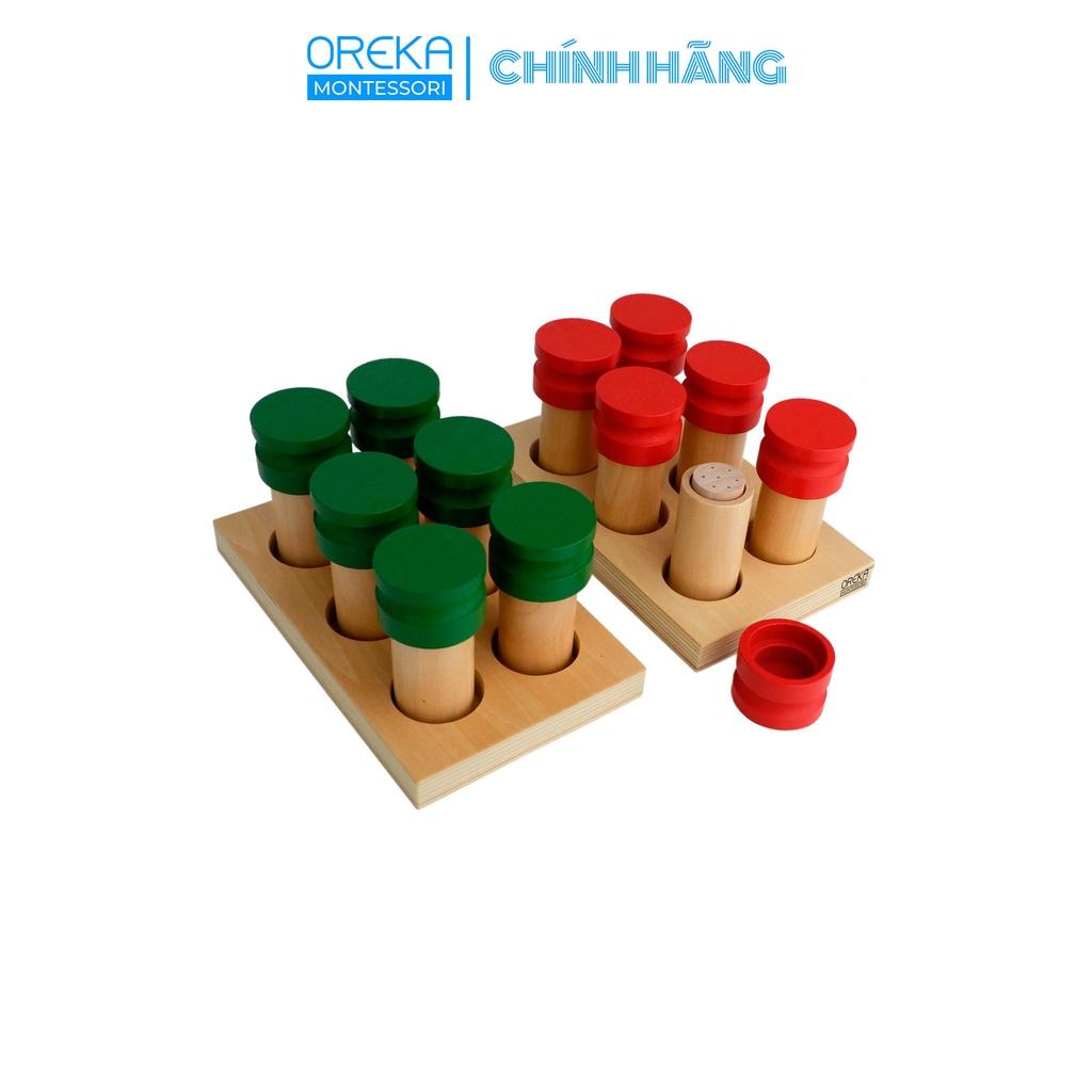 Đồ chơi trẻ em Oreka Montessori Các hộp Phân biệt mùi - 0340100