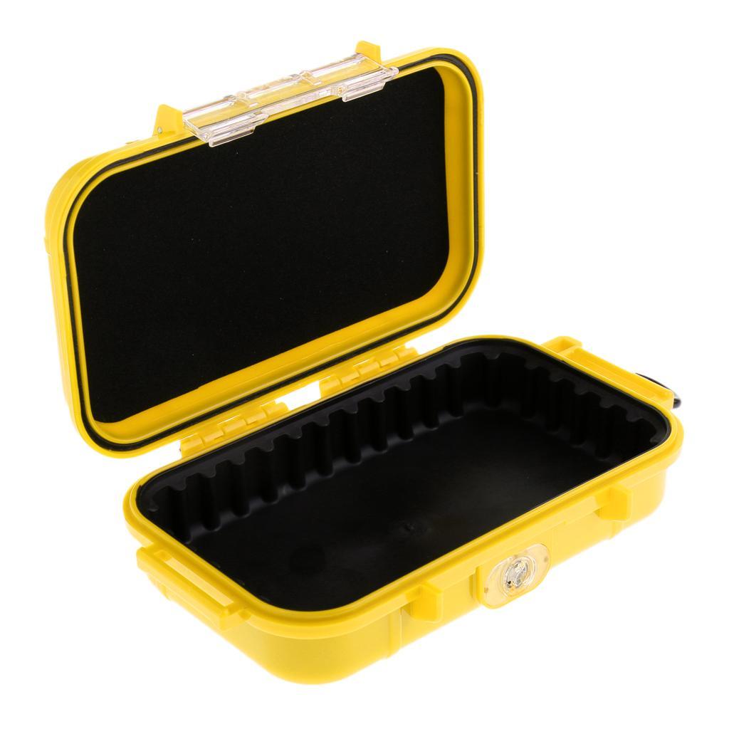 2pcs Outdoor Waterproof Storage Hard Shell Survival Case Holder Organizer