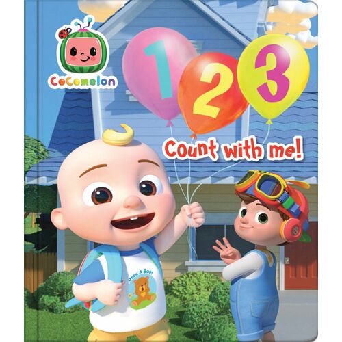 Cocomelon - Cased Board Book - 123 Count With Me!