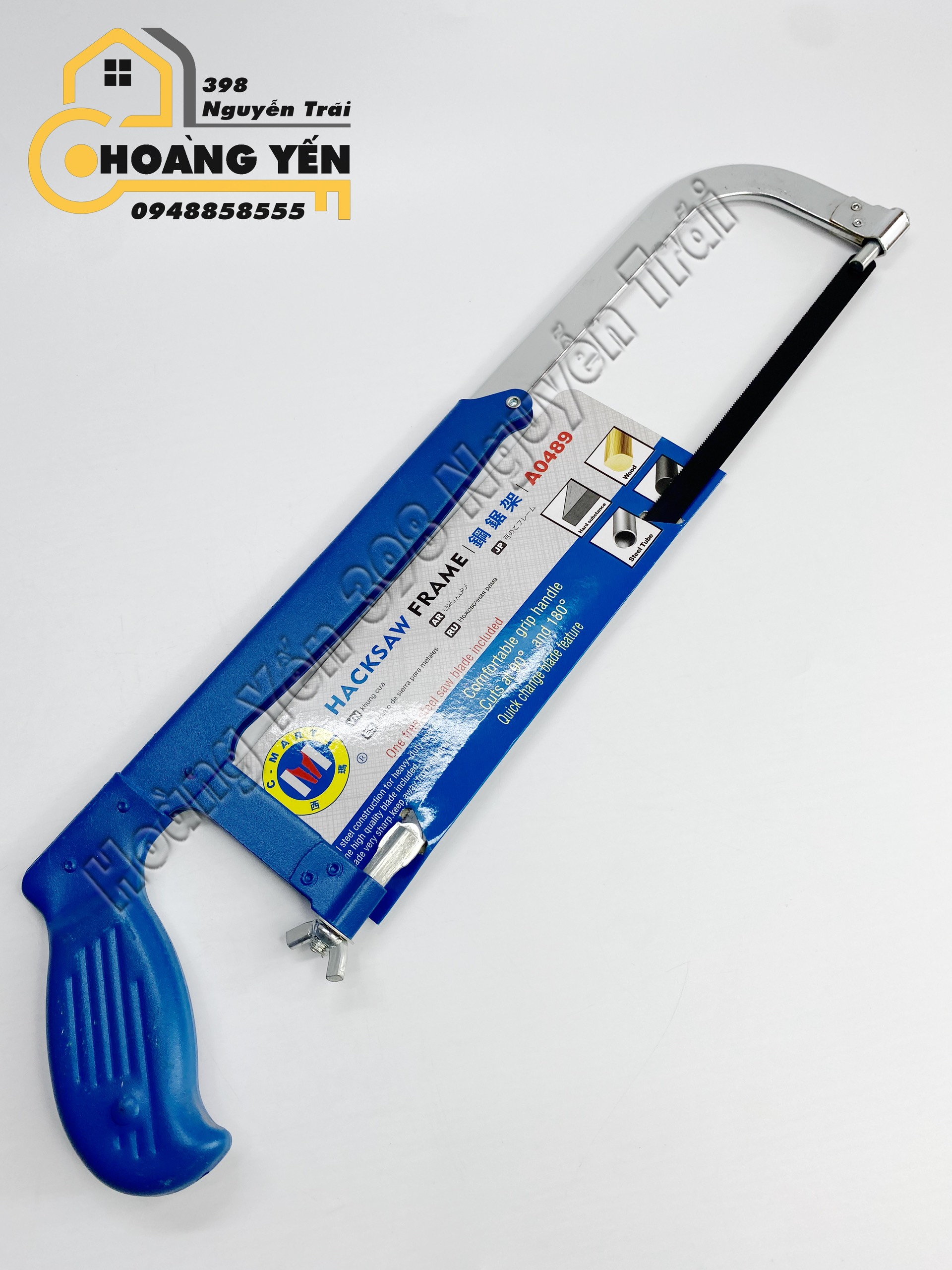 Khung cưa sắt, giằng cưa tay 12” C-MART A0489 cứng chắc bền bỉ