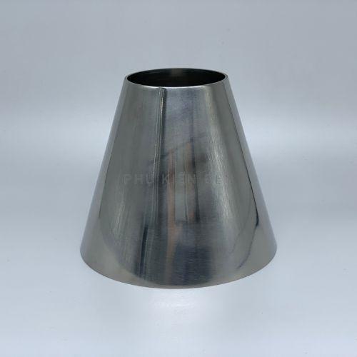 Ống cone inox ø100mm, ống inox trang trí lắp đặt đèn