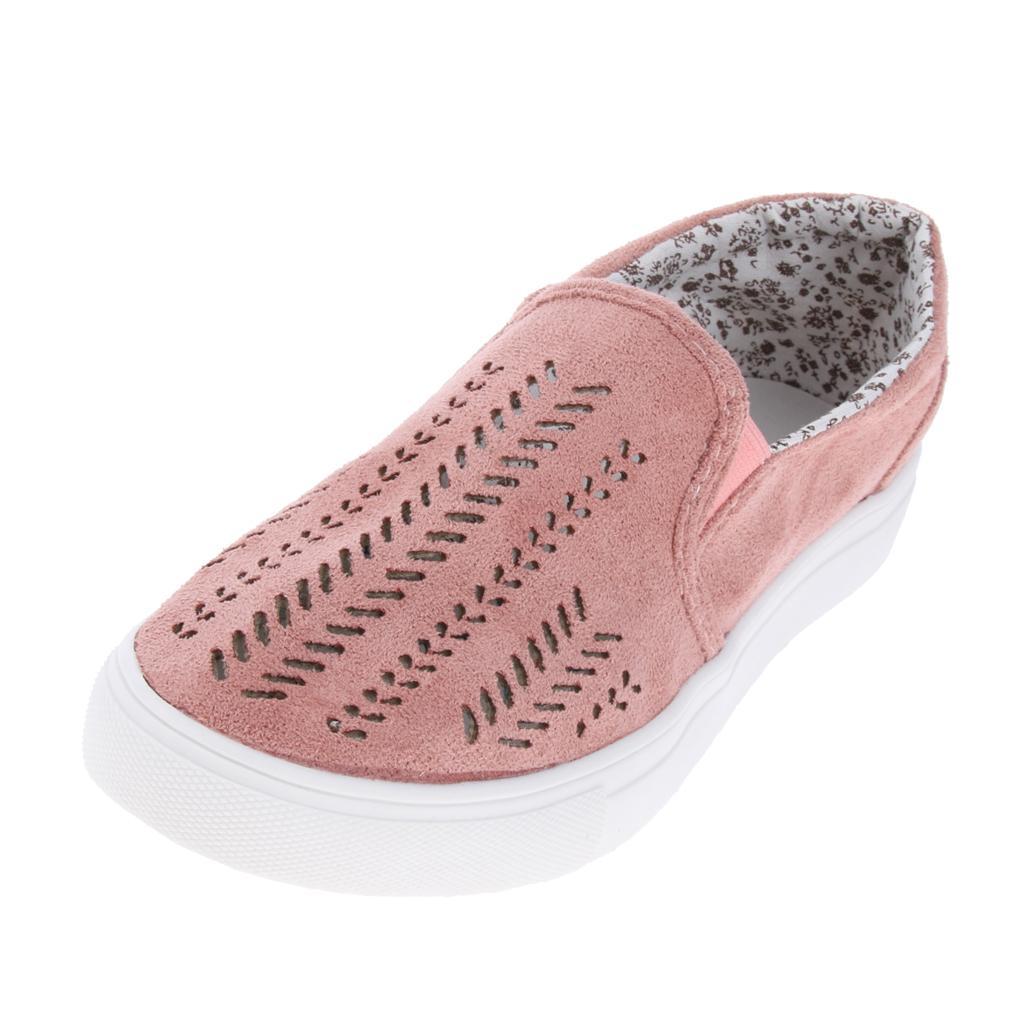 Women's Casual Summer Hollow Out Canvas Loafer Flats Slip On Sneakers