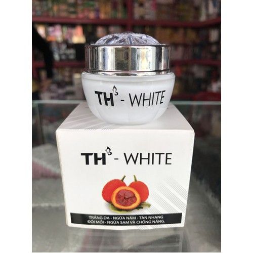 Kem trắng da - se khít lỗ chân lông - chống nắng - ngừa lão hóa da và giữ ẩm TH-WHITE 12g