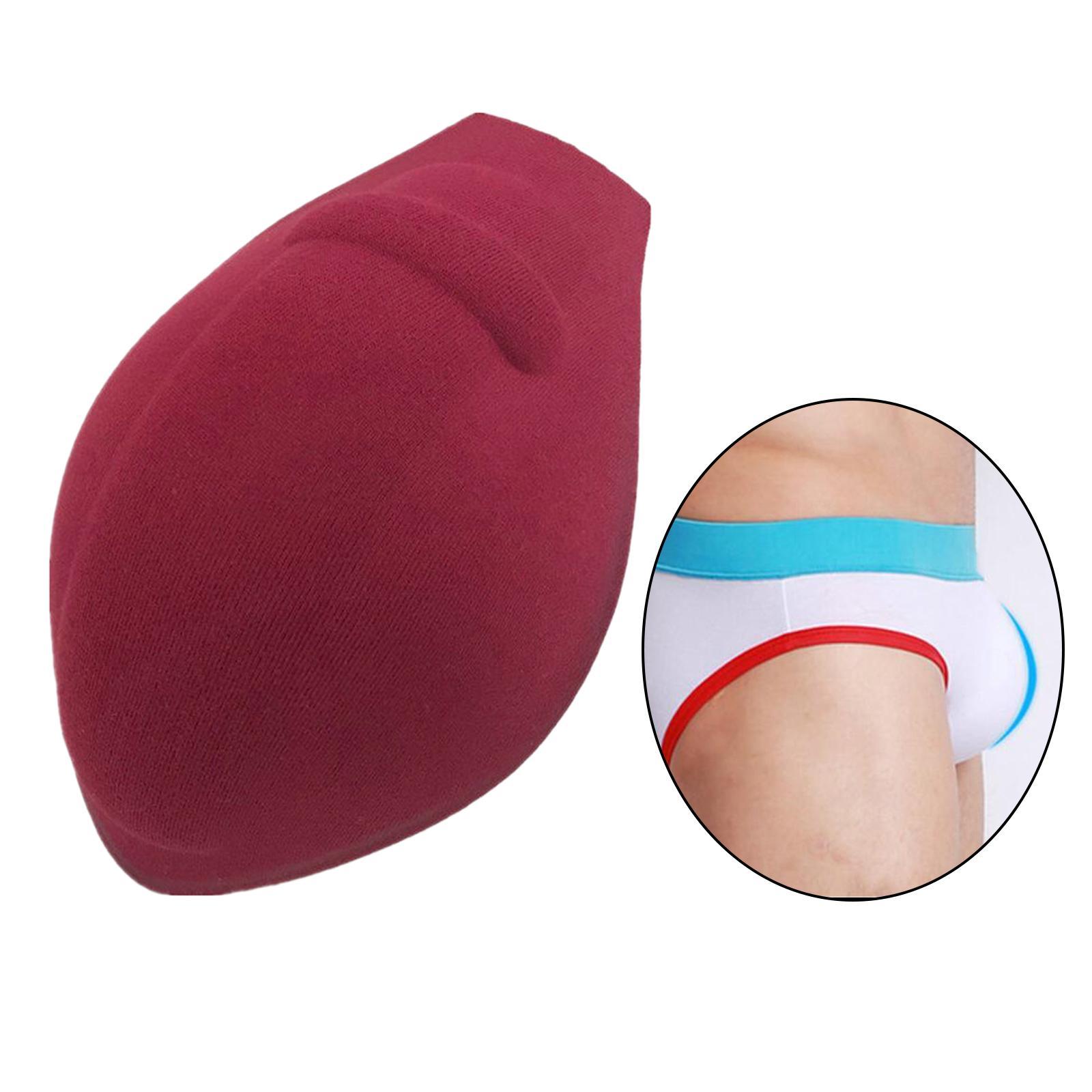 Soft Men's Underwear Bulge Enlarge Enhancing Cup Sponge Pad for Swimwear Brief Shorts Underwear Padded Swimming Trunks