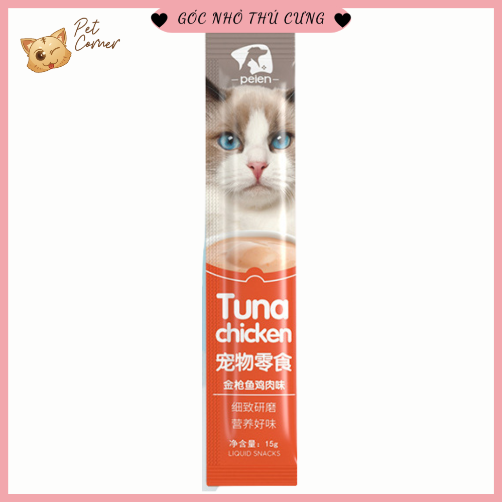 Combo 10 chiếc súp thưởng cho mèo giá rẻ Pet Snacks, Ciao, Shizuka, Cat Food