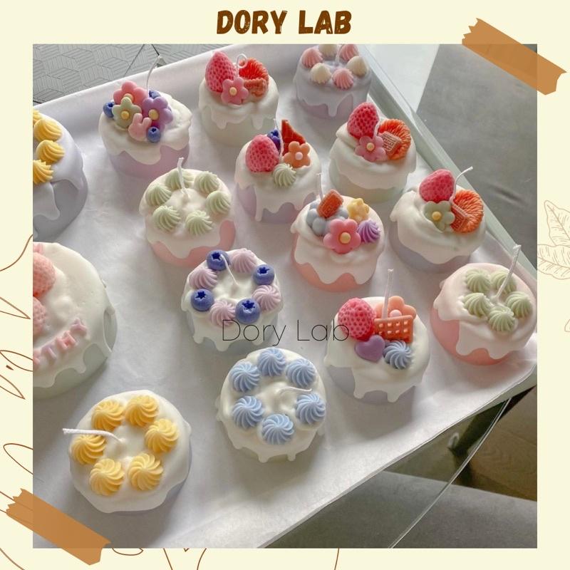Nến Thơm Bánh Kem Mix Topping Trang Trí Theo Yêu Cầu, Quà Tặng Ý Nghĩa - Dory Lab
