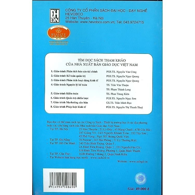 Sách - Giáo Trình Quản Trị Marketing