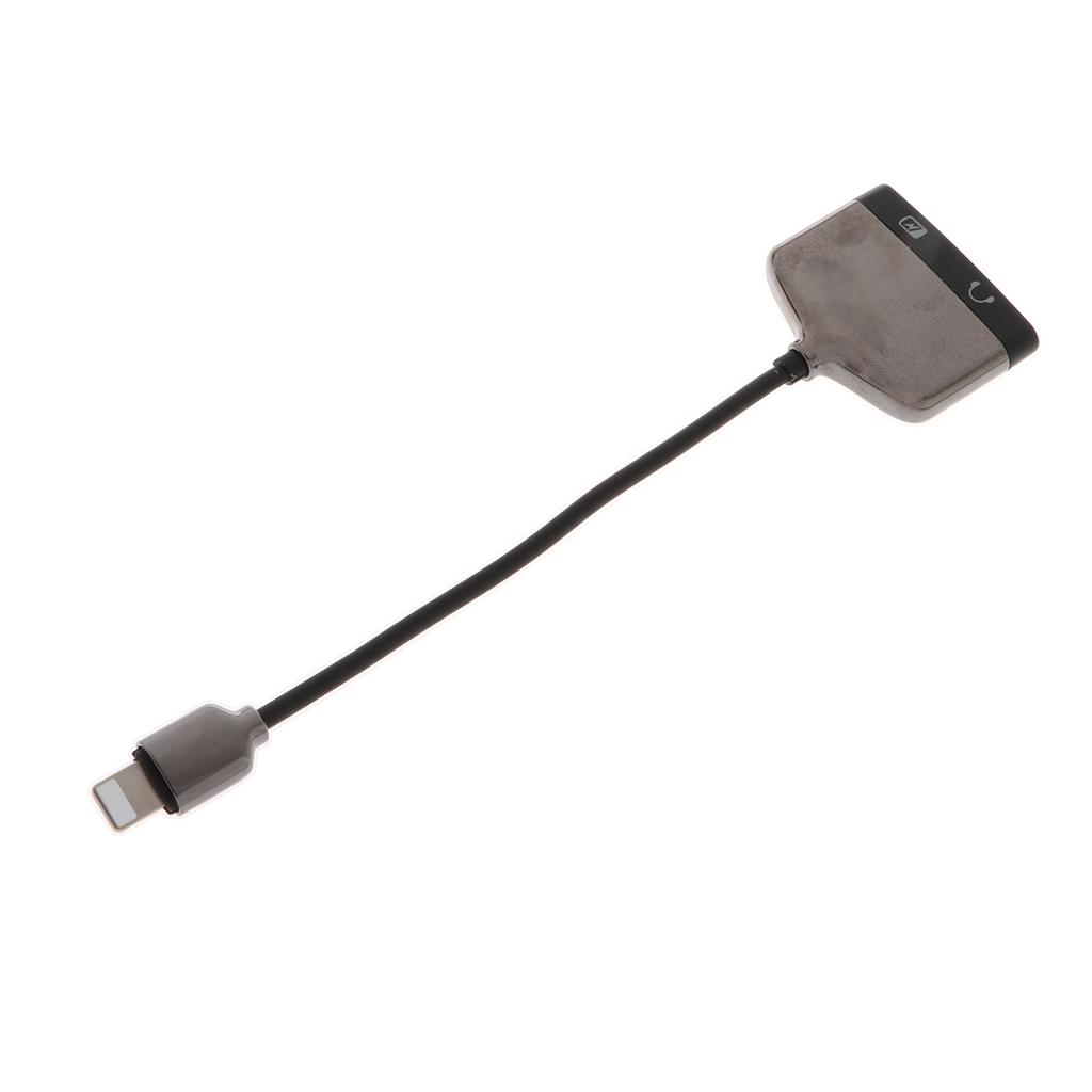 2 in 1 Headphone Audio Adapter Charging Cable for  7 8 X