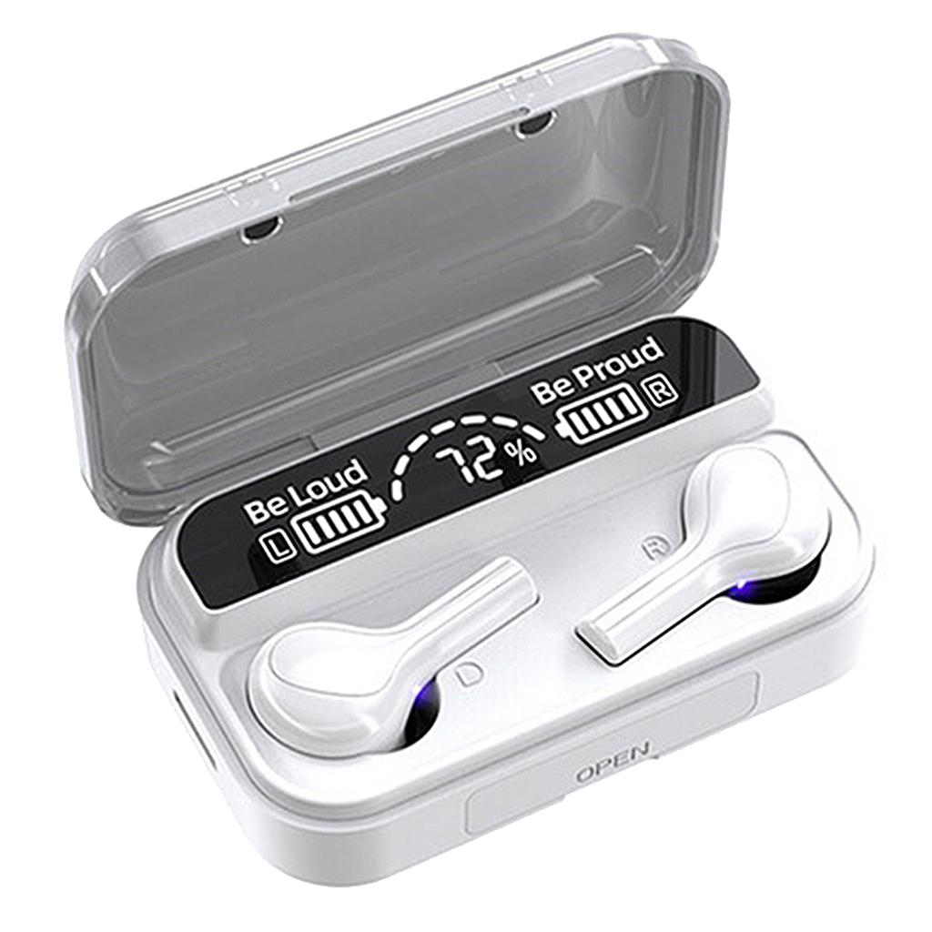 Bluetooth Earphone Noise Canceling Earphones V5.0 Stereo IPX5 Waterproof Headphones Bluetooth Earphones in Ear with Charging Case