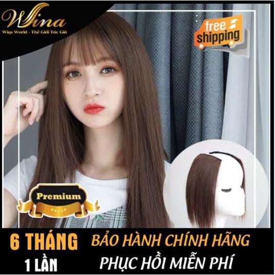 Tóc Mái Kẹp Phồng 2 Bên Bằng Sợi Tơ Chịu Nhiệt 30cm
