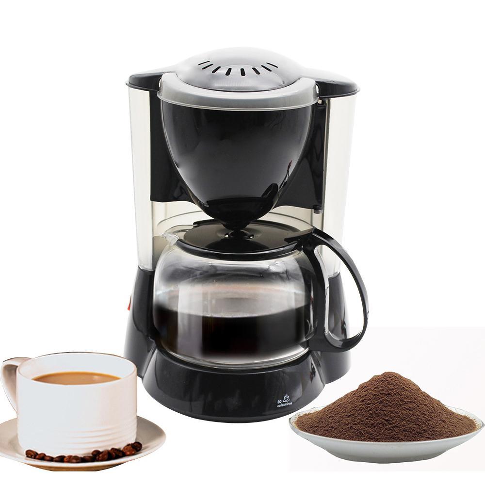 Coffee Maker Small Home Portable Automatic American Drip 800W Large Capacity Office Household Coffee Maker