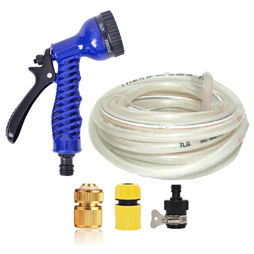 Bộ dây vòi xịt rửa xe, tưới cây, dọn dẹp nhà cửa 3-5m  206843