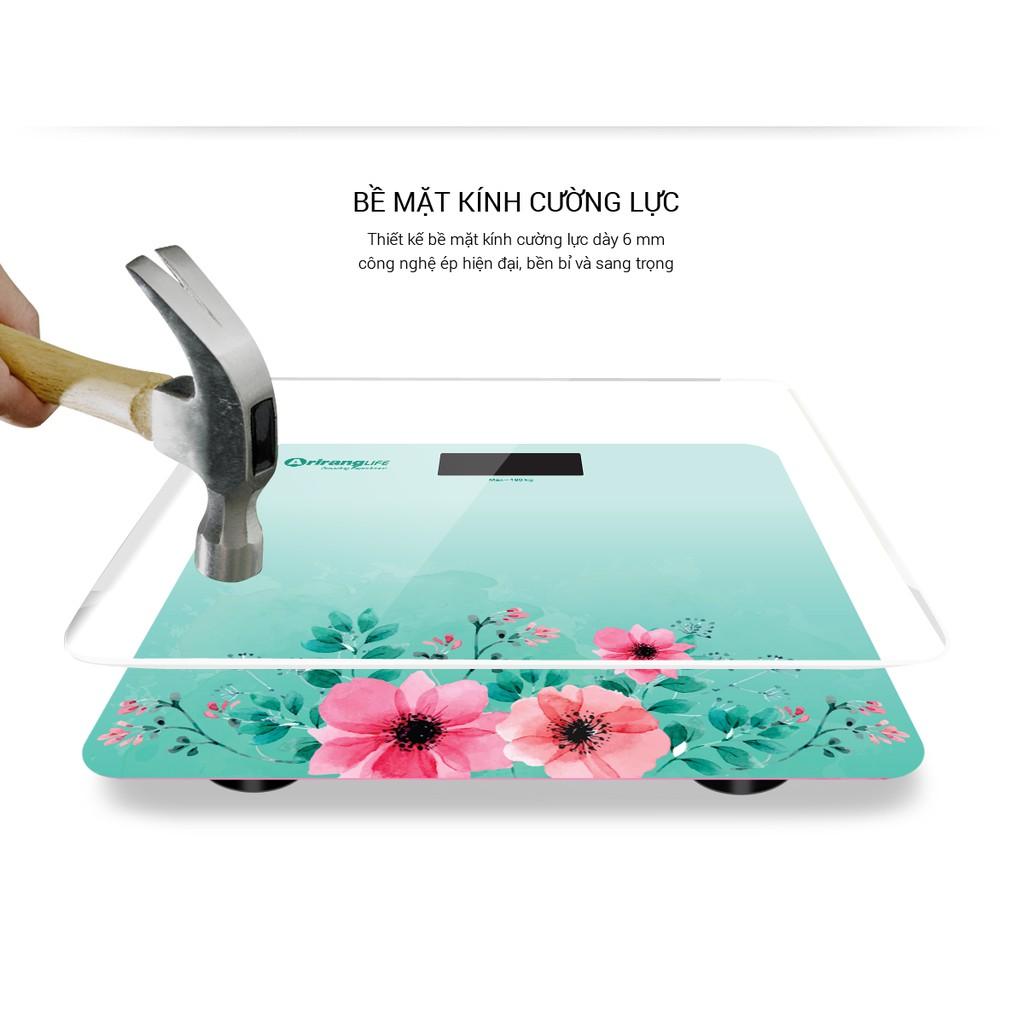 Cân điện tử sức khỏe - Cân điện tử gia đình ARIRANGLIFE AR-S19C mini tiện lợi, bền đẹp, độ chính xác cao