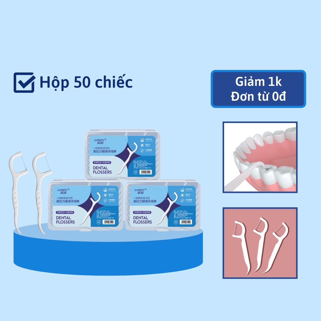 Hộp tăm chỉ nha khoa - tăm chỉ vệ sinh kẽ răng , vệ sinh răng miệng