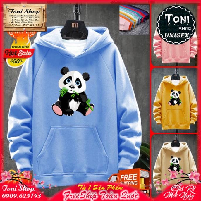 ÁO HOODIE GẤU TRÚC PANDA - In Pet Siêu Bền Siêu Đẹp (HD6120 - Kèm Ảnh Thật) (TONI SHOP)