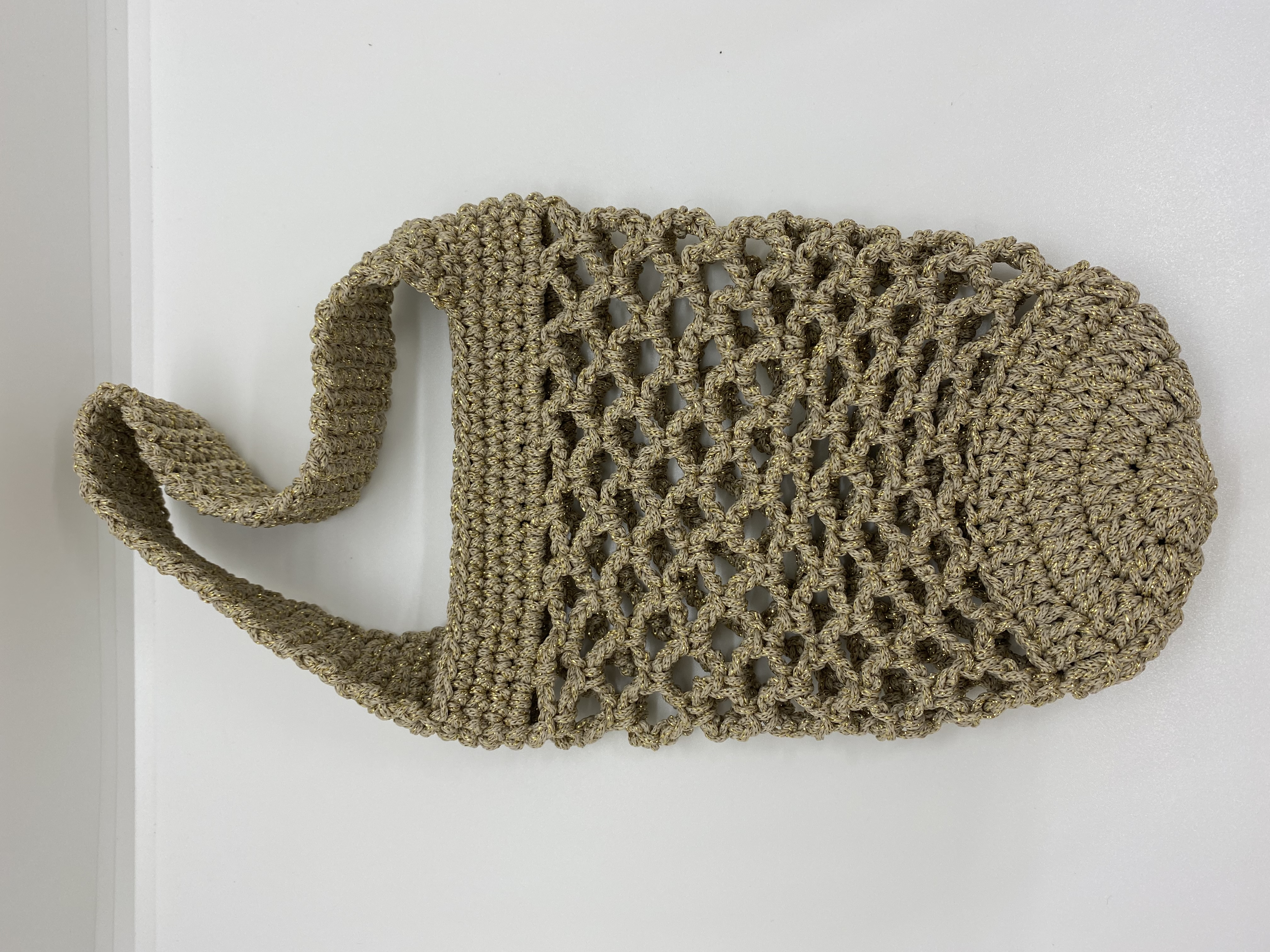 TÚI ĐỰNG LY GIỮ NHIỆT HANDMADE BẰNG SỢI DỆT MÀU XÁM NHŨ